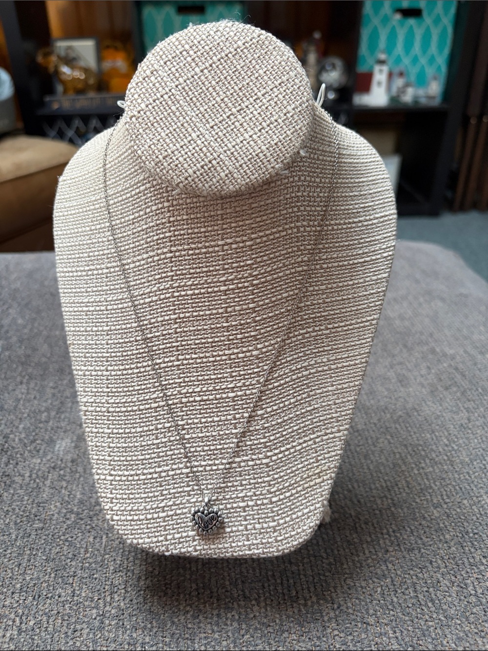 Brighton Be My Love Petite Heart Pendant Necklace - Silver